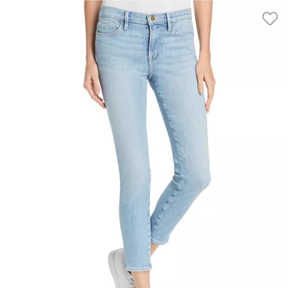 FRAME Le Skinny de Jeanne Crop Skinny Jeans Size 28 Great Condition